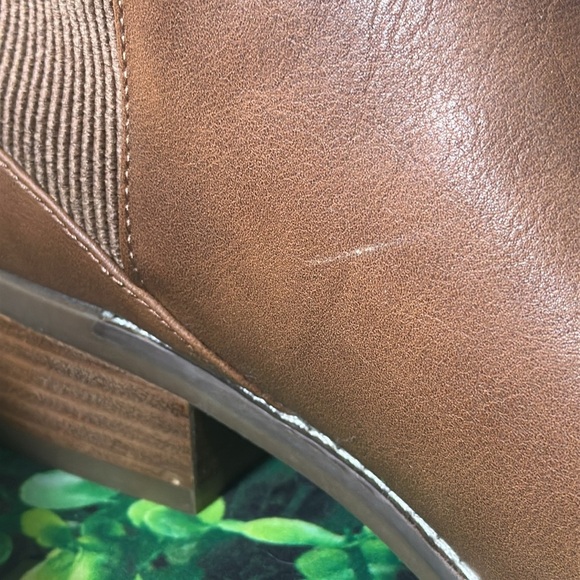 American Eagle Outfitters Estilo Brown Slip-on Ankle Boots Bootie size 9 - Picture 7 of 16
